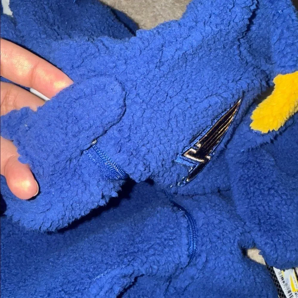 “Blues”Blue and Yellow Kids One Piece 12 M NWT